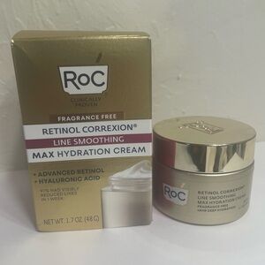 ROC Retinol Correxion Max Hydration Cream Fragrance Free Full Size 1.7 oz.